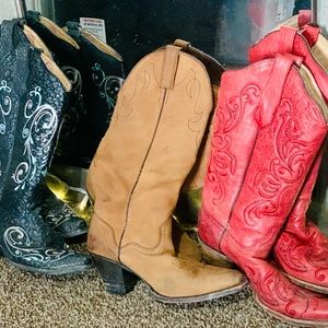 Real and like new western boots
